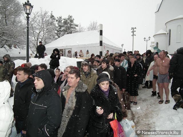 Крещение в Сестрорецке 2011