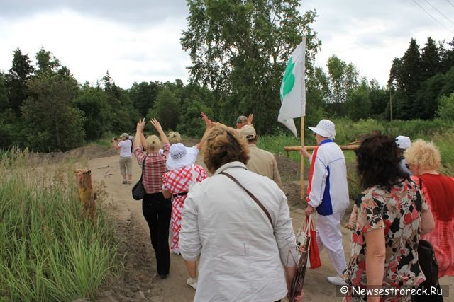 Митинг 9 июля в Сестрорецке против намыва