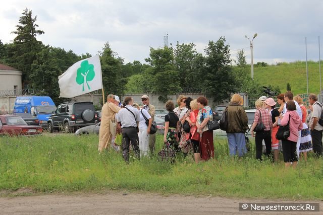 Митинг 9 июля в Сестрорецке против намыва