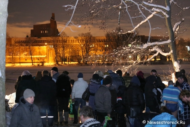 Православные отметили Крещение в Сестрорецке