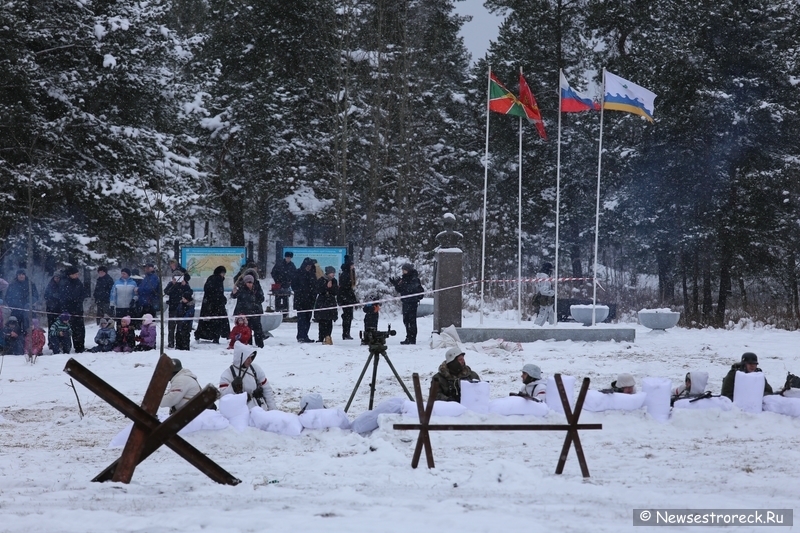 Реконструкция посвященная, 70 годовщине снятия блокады Ленинграда