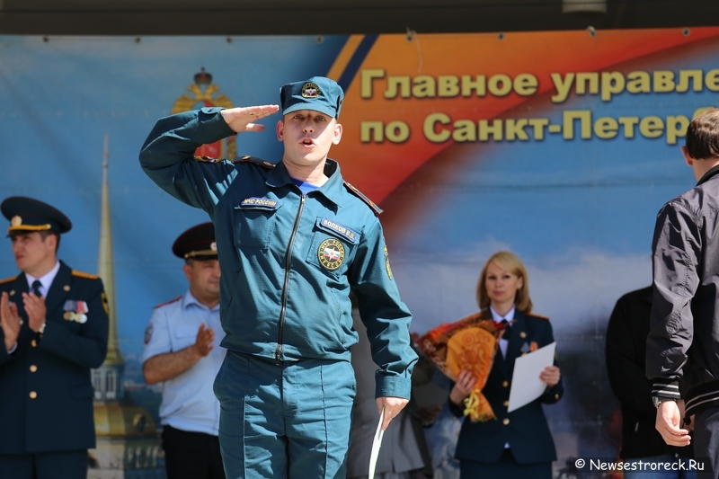 В Сестрорецке прошли мероприятия, посвященные 365-летию пожарной охраны России