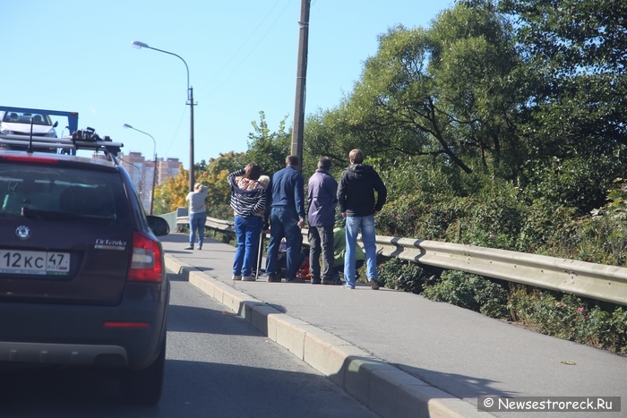 На Приморском шоссе ребенок попал под машину