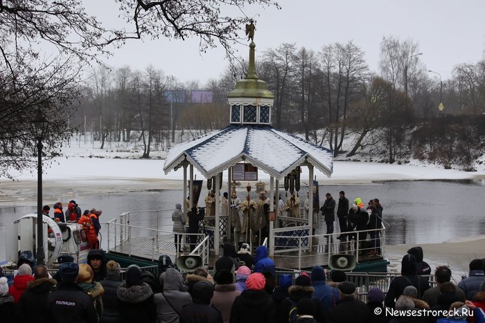 Праздник Крещения Господня отметили в Сестрорецке