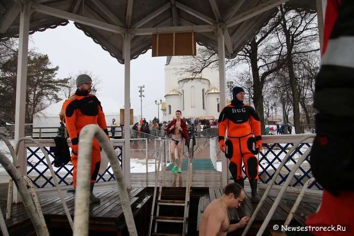 Праздник Крещения Господня отметили в Сестрорецке Праздник Крещения Господня отметили в Сестрорецке