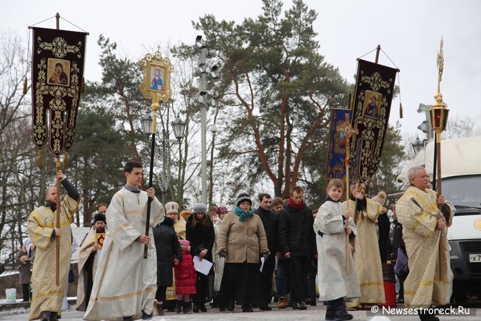 Праздник Крещения Господня отметили в Сестрорецке Праздник Крещения Господня отметили в Сестрорецке