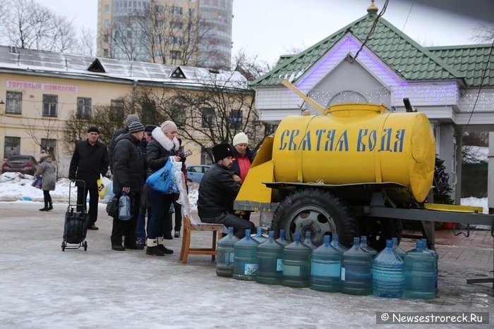 Праздник Крещения Господня отметили в Сестрорецке Праздник Крещения Господня отметили в Сестрорецке