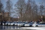 В Сестрорецке прошел строевой смотр автотранспорта ОМВД