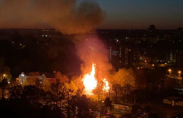 В Сестрорецке сгорел «Проклятый» дом
