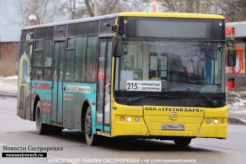 С 13 по 30 апреля изменится маршрут следования автобуса № 215