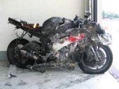 В Сестрорецке разбился мотоциклист